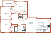 Legacy at Fitz Aurora CO C01A Three Bedroom 956 SF